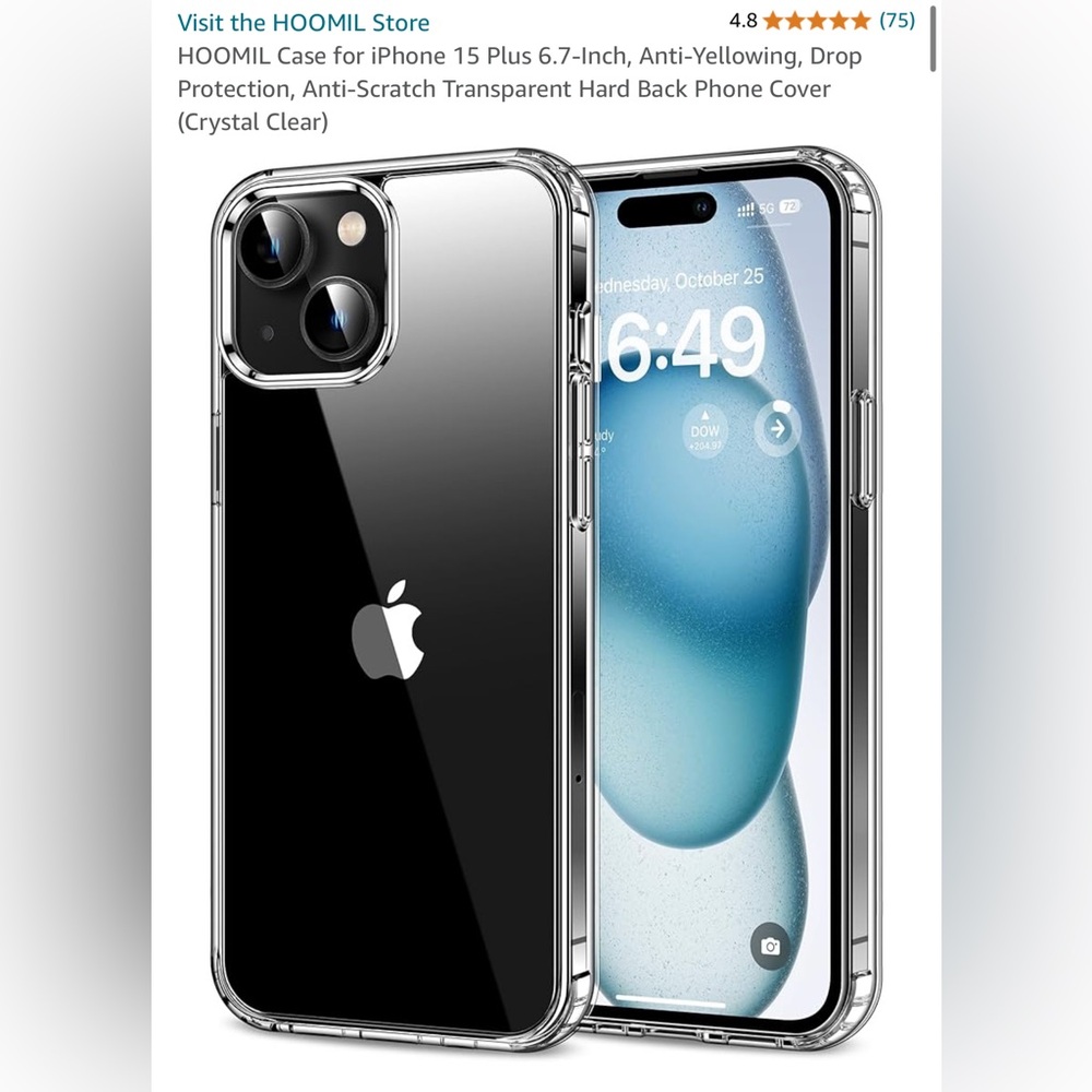 iphone 16 plus clear case